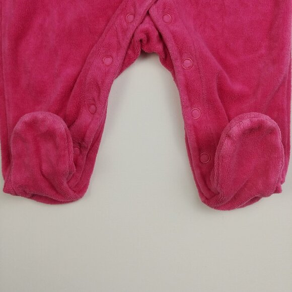 Disney Baby Piglet Holiday Velour Embroidered Snap-Up Footie size 0-3 Months - Picture 4 of 8